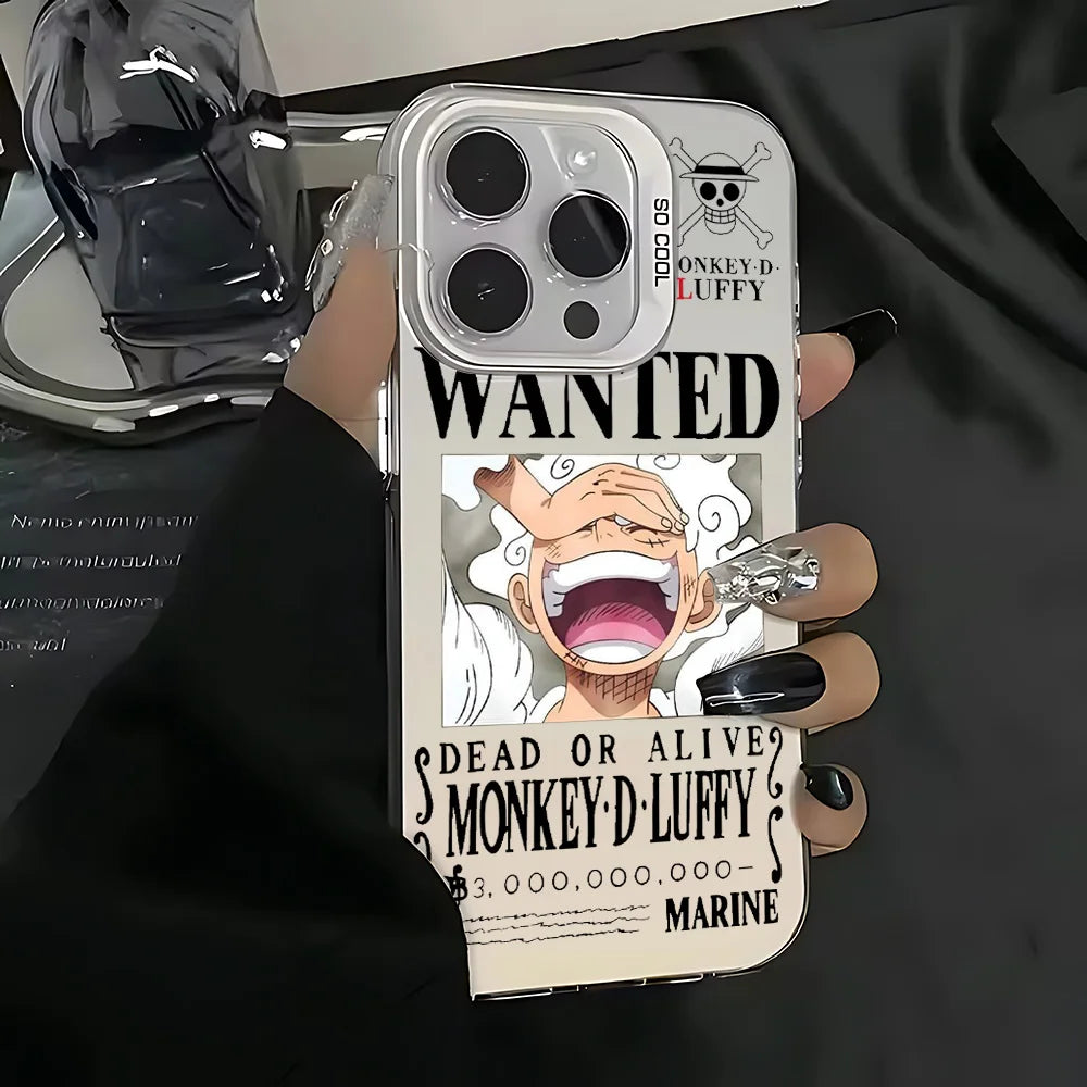Anime Ones Pieces Nika Luffys Phone Case for IPhone 17 17e 16e 16 15 14 13 12 11 Pro Max Air Plus Anti Fall Matte Back Cover