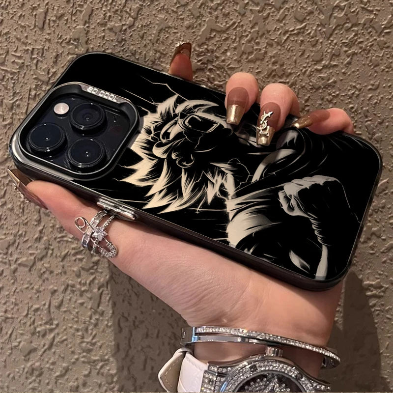 DRAGON BALL SHENRON GOKU SILHOUETTE Hard Case for iPhone 12 17 Air Pro Max 16 15 11 14 13 Pro Max XS X XR Plus 8 7 SE 2020 Cover