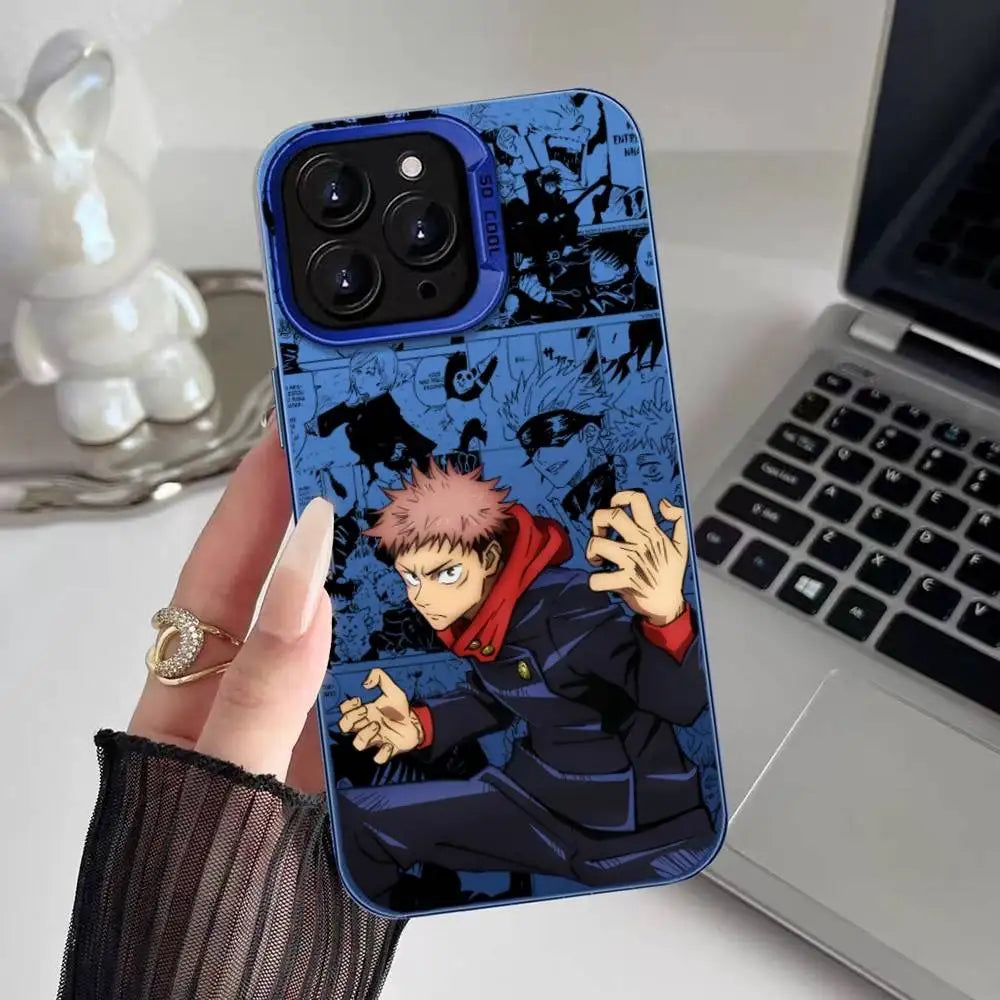 Phone Case For iPhone 17 17e 16e 16 15 14 13 12 11 Pro Max X XR XSMAX 8 Air Plus Anime I-Itadori Yuji Anti Fall Matte Back Cover