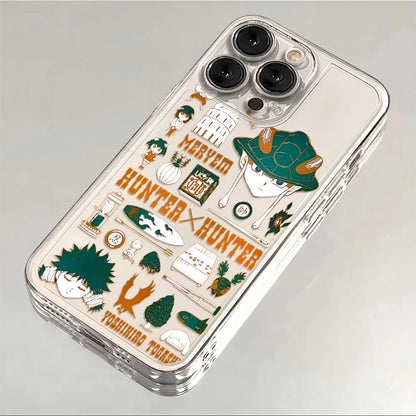 Anime HUNTER×HUNTER Phone Case For iPhone 16e 16 15 14 13 12 11 Mini Pro Max X XR XSMax 7 8 Plus Transparent Soft TPU Back Cover