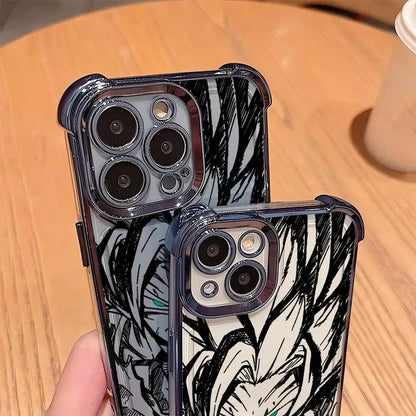 Phone Case for Apple iPhone 14 Pro XR 12 16 15Pro Max 11 13 16Plus XS MAX 15 11Pro Clear Cover Super Dragon Ball Goku