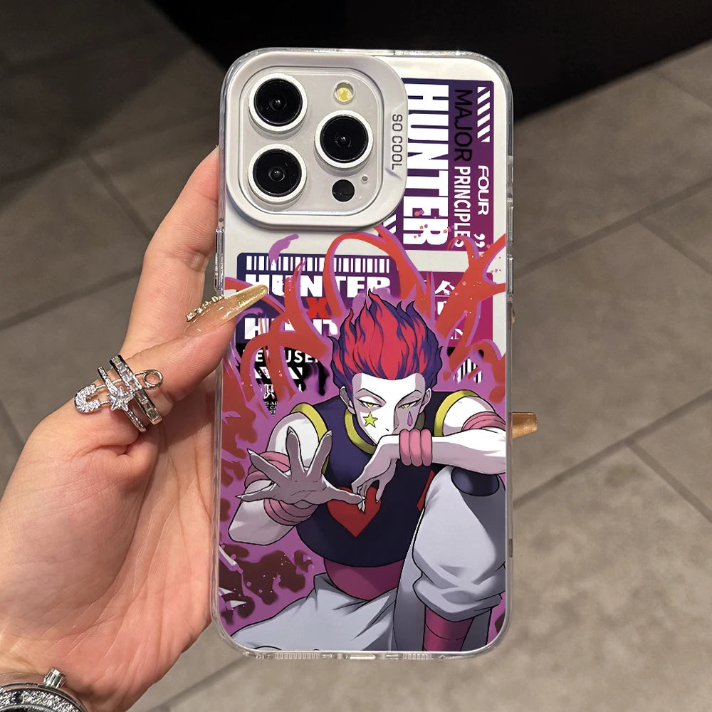 Hot HuntersÃHunters GONs Hisokas Phone Case For iPhone 17 17e 16e 16 15 14 13 12 11 mini Pro Max Air Plus Anti Fall Matte Cover