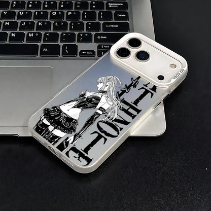 Anime Death Note Phone Case For iPhone 17 16e 16 15 14 13 12 11 mini Pro Max X XR XSMAX 8 7 Air Plus Anti Fall Matte Back Cover