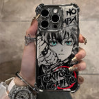 Anime Demons Slayers Plating Phone Case For iPhone 17 16e 16 15 14 13 12 11 Pro Max X XR XSMax 8 Mini Air Plus Anti-Fall Airabag