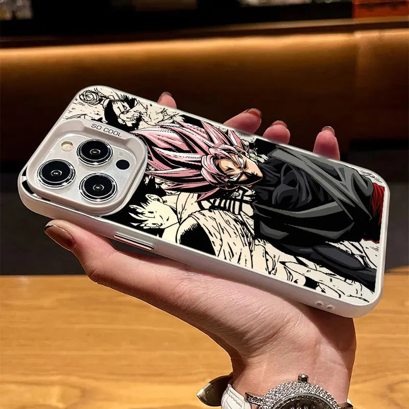 Phone Case For Apple iPhone 17 Air 16E 15 14 Plus 13 12 11 Pro Max Mini Funda Cover D-Dragon B-Ball Z Goku Vegeta