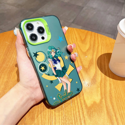 New Anime M-Moons s-Sailors Phone Case For iPhone 16 15 14 13 12 11 Pro Max X XR XSMAX 8 7 Plus Candy Matte Shockproof Cover