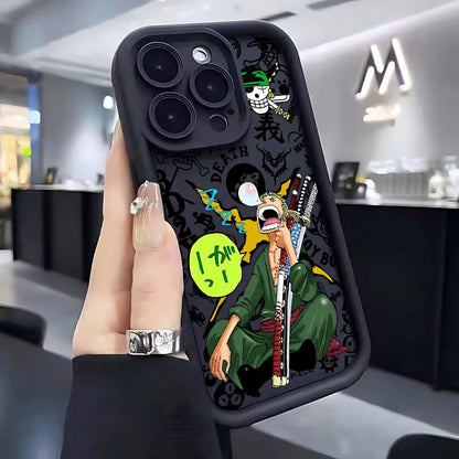 Anime O-Ones Pieces Luffys Zoros Phone Case for IPhone 17e 17 16e 16 15 14 13 12 11 Air Pro Max Mini XR Plus Soft TPU Back Cover