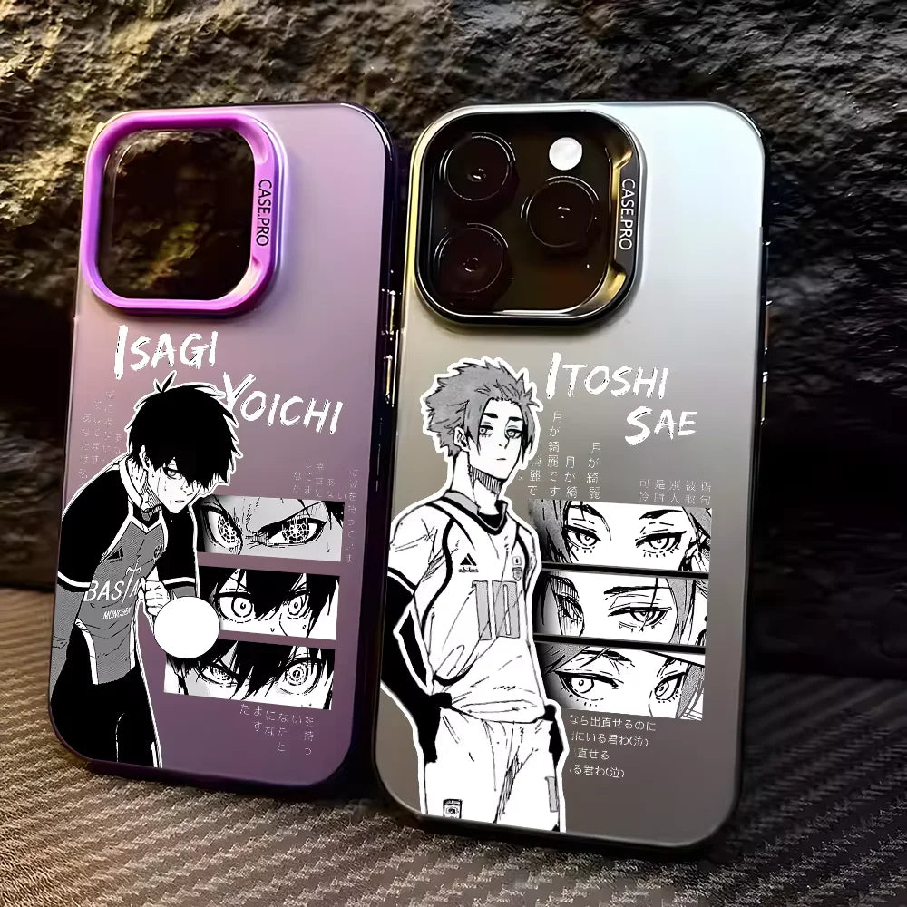 Anime Blue Lock Phone Case For iPhone 16 e 15 14 13 12 11 Pro Max Plus Mini X XS XR SE 2020 2022 Funda Coque