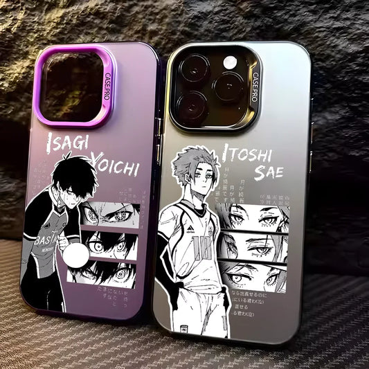 Anime Blue Lock Phone Case For iPhone 16 e 15 14 13 12 11 Pro Max Plus Mini X XS XR SE 2020 2022 Funda Coque