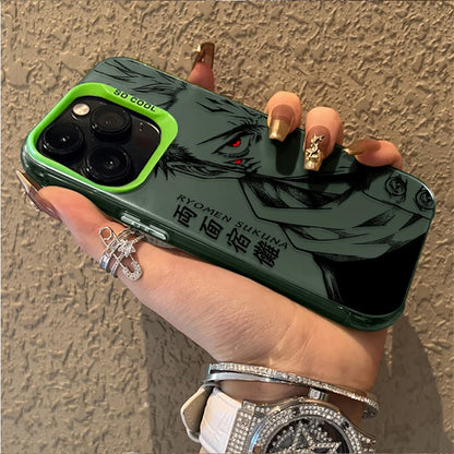 Anime Jujutsu Kaisen Ryomen Sukuna Phone Case for iPhone 12 17 Air Pro Max 16 15 11 14 13 Pro Max XS X XR Plus 8 7 SE 2020 Cover