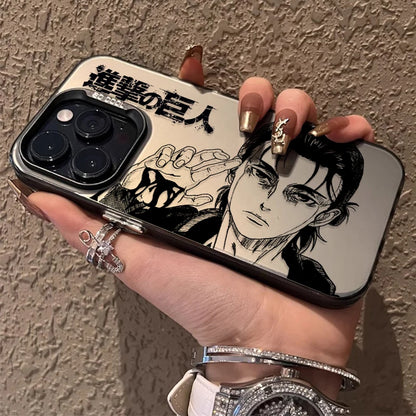 Eren Yeager Attack on Titan Phone Case For iPhone 17 16e 16 15 14 13 12 11 Pro Max X XR XSMAX 8 7 Air Plus Anti Fall Matte Cover