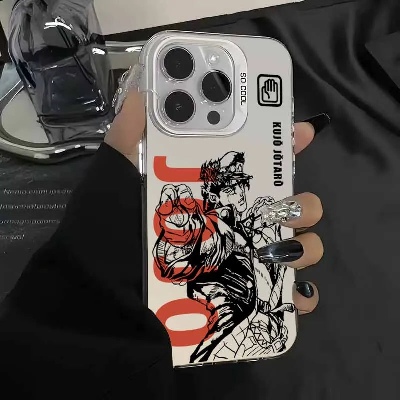 JoJo Bizarre Adventure Phone Case For iPhone 17 16e 16 15 14 13  mini Pro Max X XR XSMAX 8 7 Air Plus Anti Fall Matte Back Cover
