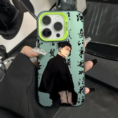 Jujutsu Kaisen Satoru Gojo Phone Case For iPhone 16 15 14 13 12 11 Pro Max X XR XSMAX 8 7 Plus Candy Matte Shockproof Back Cover