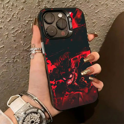 Black Clover A-Asta Cool  Phone Case For iPhone 17,16,15,14,13,12,11 Plus,Pro Max,XS,Colorful Silver Black Cover