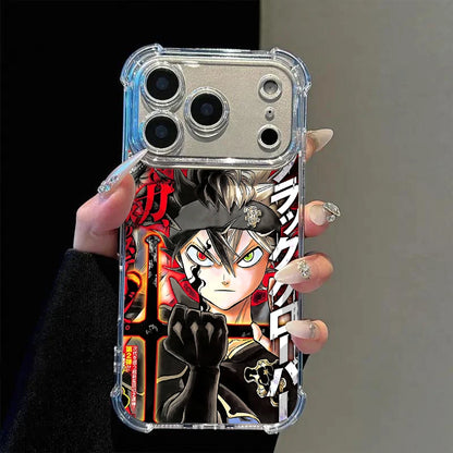 Black Clover BatS KillerS Phone Case For iPhone 17 16e 16 15 14 13 12 Mini Air Pro Max X XR 7 8 Plus Anti Fall Transparent Cover