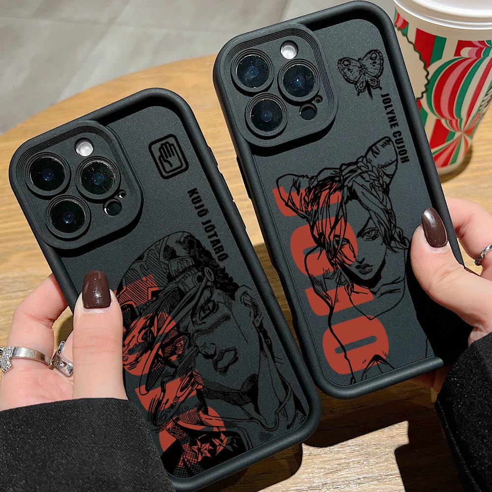 JoJo Bizarre Adventure Phone Case for Motorola Moto G86 G85 G84 G75 G60 G54 G53 G52 G35 G34 G32 EDGE 70 60 E40 E32 E22 5G Cover