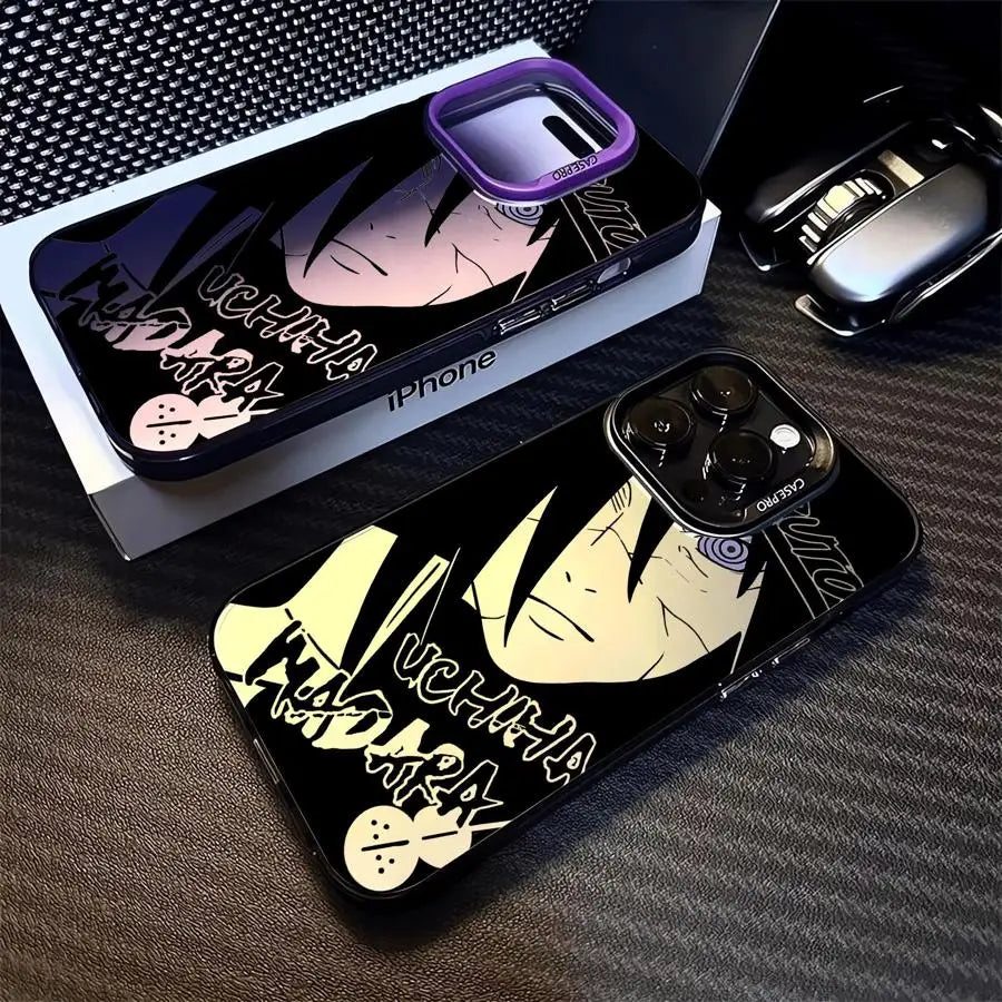 Naruto Uchiha Madara Case for iPhone 16e 14Pro 11 13 Pro MAX 12 XR 14 16Pro 15 XS MAX Soft Cover