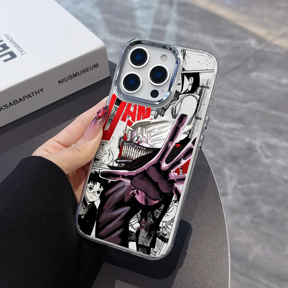 New DanDaDan Anime Phone Case For iPhone 17 16e 16 15 14 13 12 11 mini Pro Max X XR XSMAX 8 7 Air Plus Transparent Soft Cover