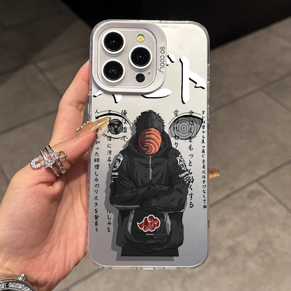 Hot Narutos Uchihas ObitoS Phone Case For iPhone 17 17e 16e 16 15 14 13 12 11 mini Pro Max X Air Plus Anti Fall Matte Back Cover