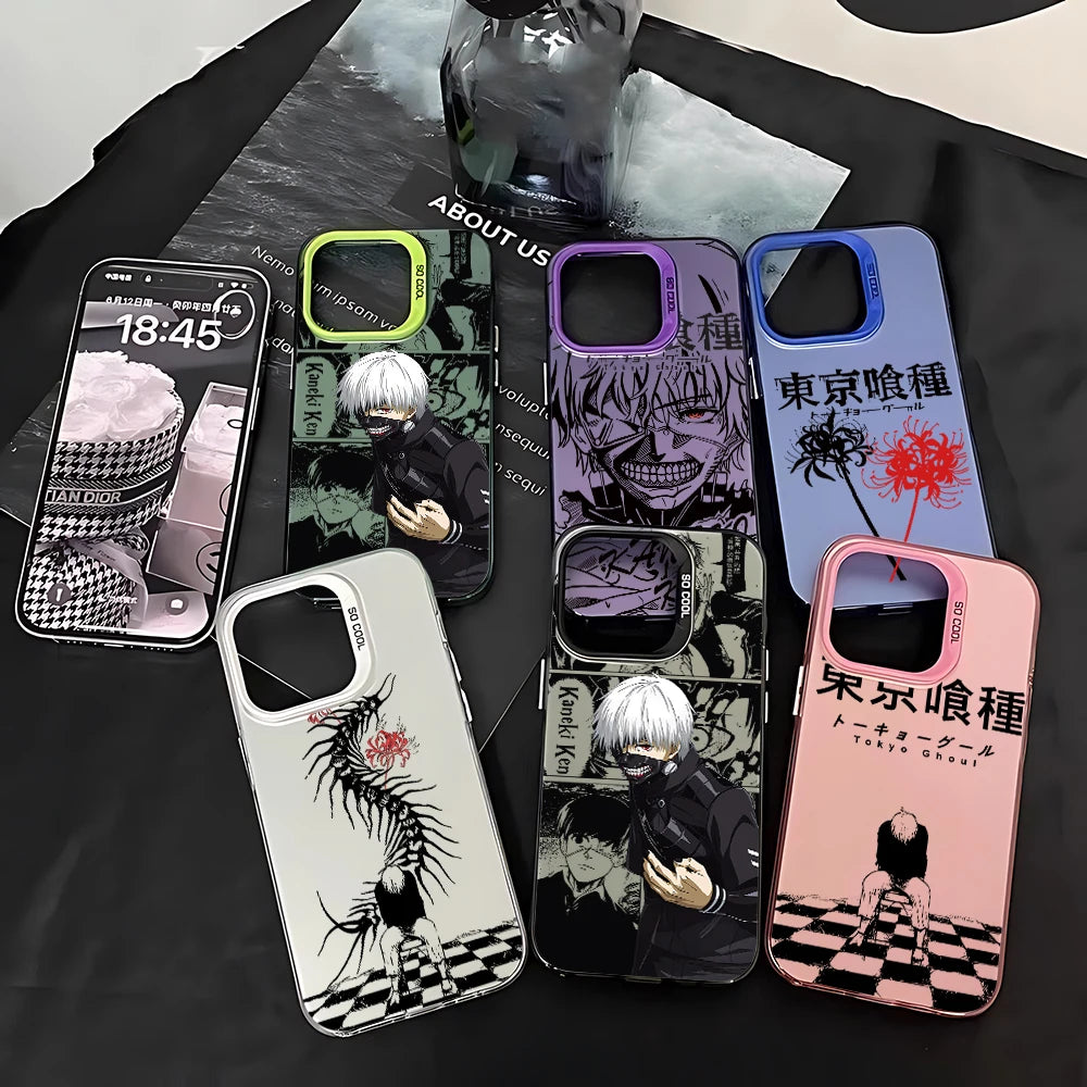 Phone Case for Samsung Galaxy S26 S25 S24 S23 Note20 FE Ultra Edge Plus 5G Anti Fall Matte Cover Japanese Anime T-Tokyo Ghoul