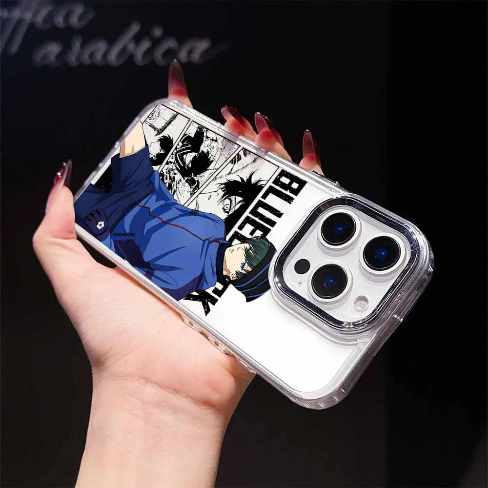 COOL B-BLUE LOCKS S-Seishiro Nagi Phone Case For Apple iPhone 17 AIR 16E 15 14 13 12 11 Pro Max Plus Transparent Soft Cover