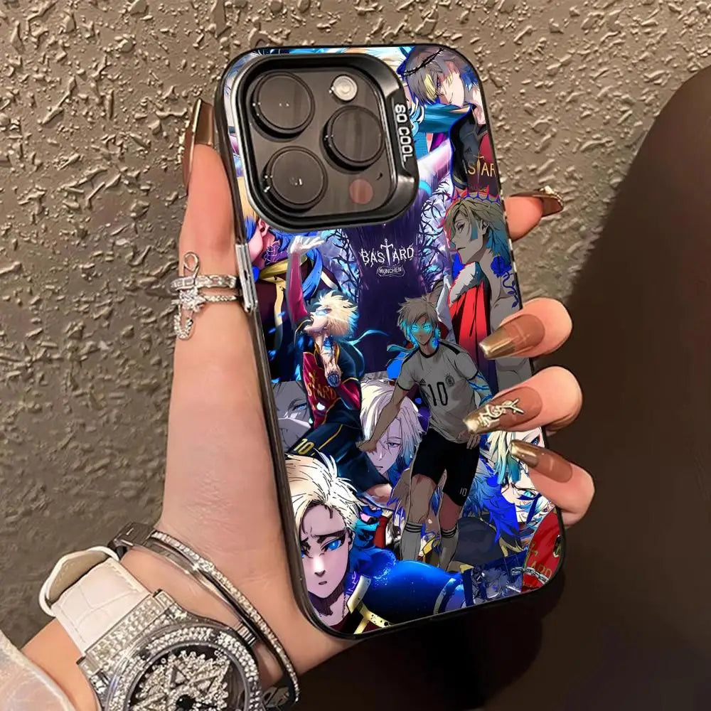 Blue Lock Michael Kaiser Phone Case for iPhone 16 15 14 13 12 11 X XR XS 8 7 Pro Max Plus Translucent Colour Printing Smartphone