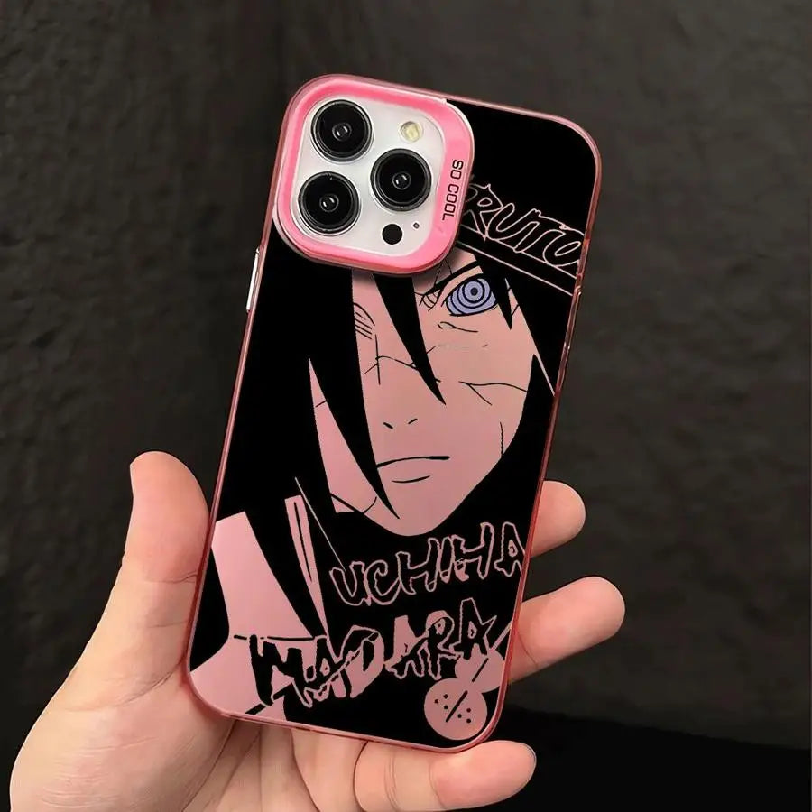 Naruto Uchiha Madara Case for iPhone 16e 14Pro 11 13 Pro MAX 12 XR 14 16Pro 15 XS MAX Soft Cover