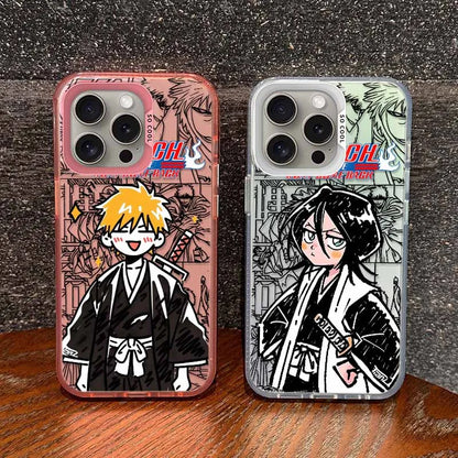BLEACH Anime For Apple iPhone 17 16E 16 15 14 13 12 mini Pro Max Plus Cover Funda Silicone Soft Capa Colorful Phone Case