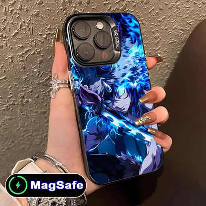 Demon Slayer Inosuke Phone Case for iPhone 16 15 14 13 12 11 Pro Max Plus MagSafe Translucent Colour Protective Smartphone Cover