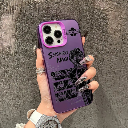 Anime blue lock Phone Case TPU Slim Shockproof Phone Case Full Camera Cover For iPhone 17 16 15 14 13 12 11 Pro Max