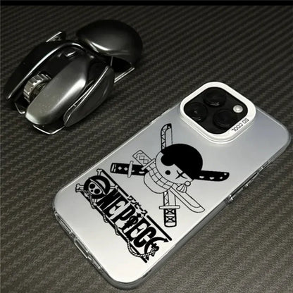 ONE PIECE Edward Newgate Wanted Phone Case For IPhone 16 15 14 13 12 11 Pro Max Whitebeard Pirates Zoro Model Shockproof Cover