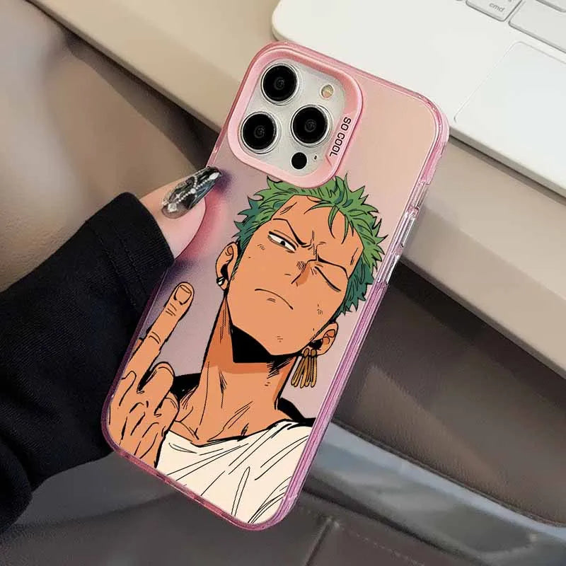 L-uffys Z-oro Anime Cover For Apple iPhone 17 Air 16E 16 15 14 13 12 mini Pro Max Plus Colorful Phone Case