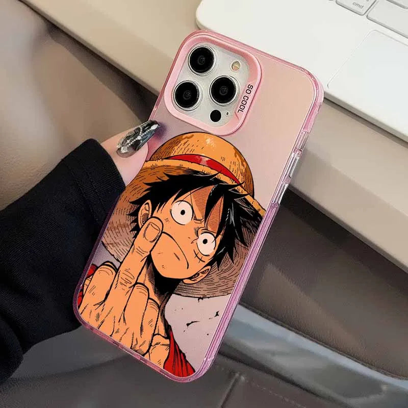L-uffys Z-oro Anime Cover For Apple iPhone 17 Air 16E 16 15 14 13 12 mini Pro Max Plus Colorful Phone Case
