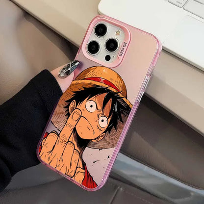 L-uffys Z-oro Anime Cover For Apple iPhone 17 Air 16E 16 15 14 13 12 mini Pro Max Plus Colorful Phone Case