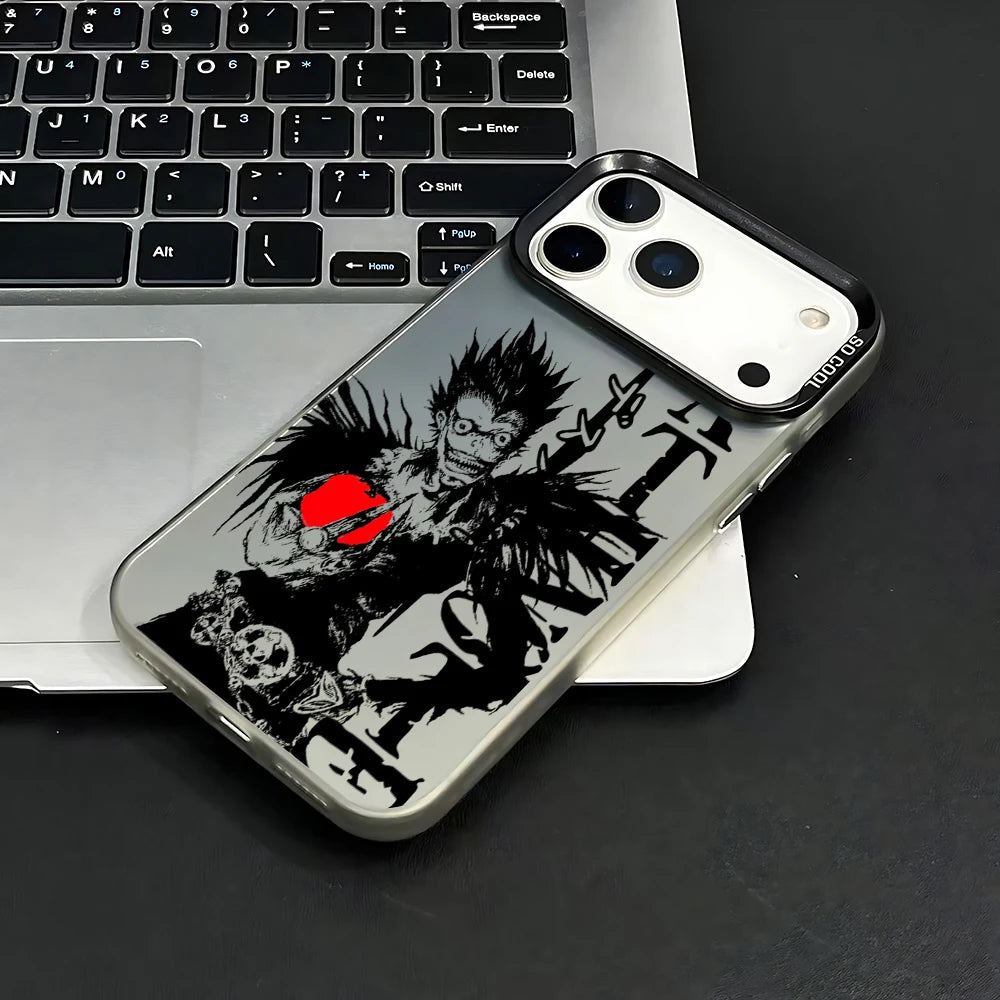 Anime Death Note Phone Case For iPhone 17 16e 16 15 14 13 12 11 mini Pro Max X XR XSMAX 8 7 Air Plus Anti Fall Matte Back Cover