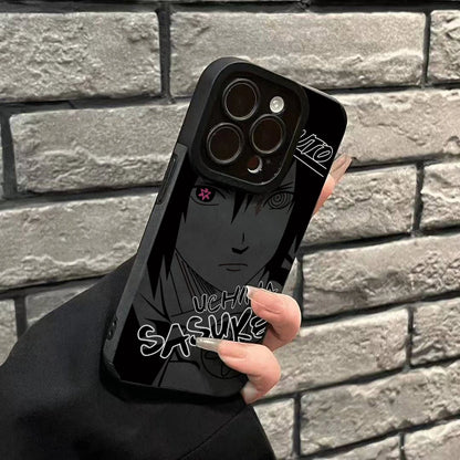 NARUTOs Itachies Pains Phone Case for Apple iPhone 17 Air 16 16e 15 14 Plus 13 12 11 Pro Max Luxury Leather Texture Cover