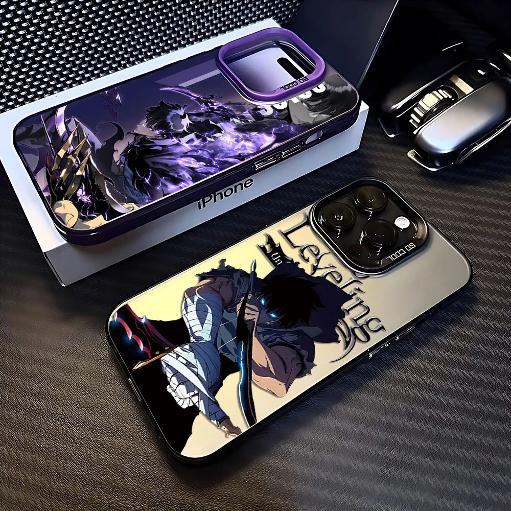 Hot Anime Solos Levelings Phone Case For iPhone 17 17e 16e 16 15 14 13 12 11 mini Pro Max XR Air Plus Anti Fall Matte Back Cover