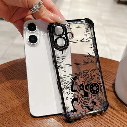 O-One Pieces Manga Funda For iPhone 17 Pro 16 15 14 13 12 11 Pro Max Case 17 Plus 17E 16E 17Air Silicone Protection Phone Cover