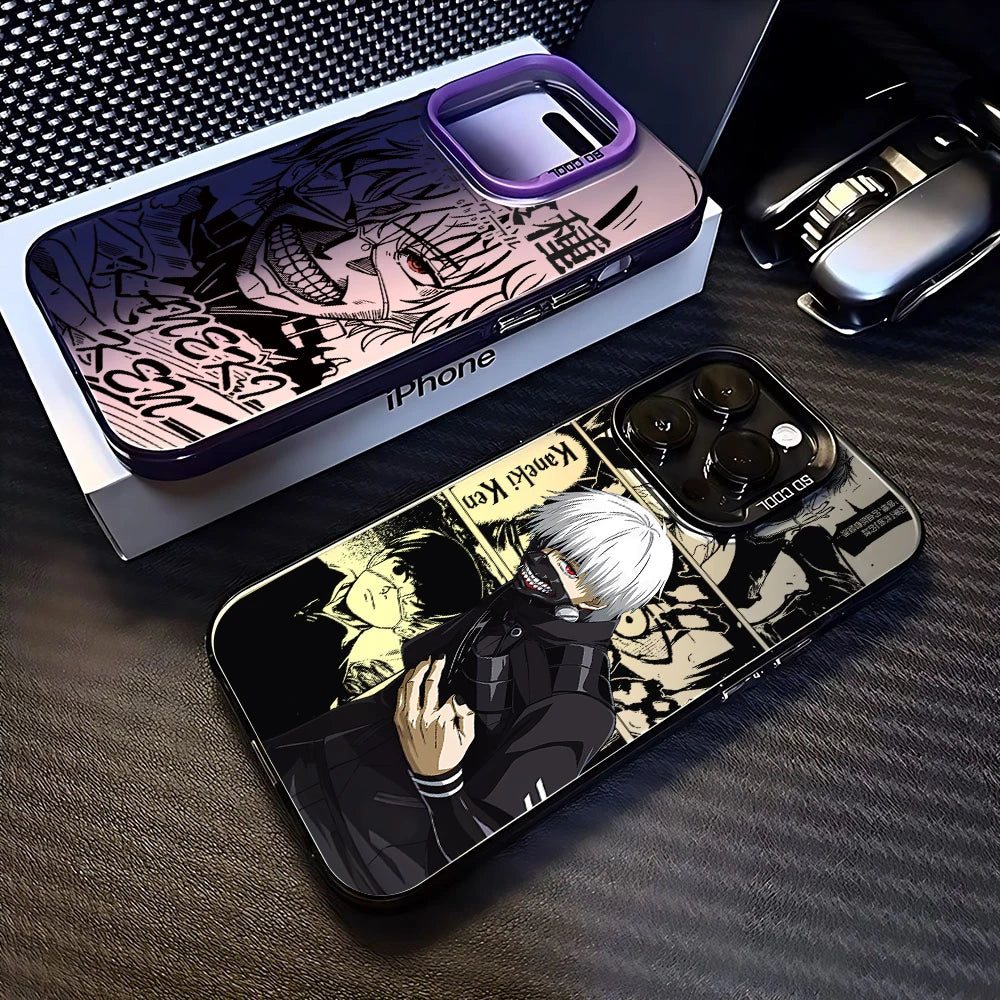 Phone Case for Samsung Galaxy S26 S25 S24 S23 Note20 FE Ultra Edge Plus 5G Anti Fall Matte Cover Japanese Anime T-Tokyo Ghoul