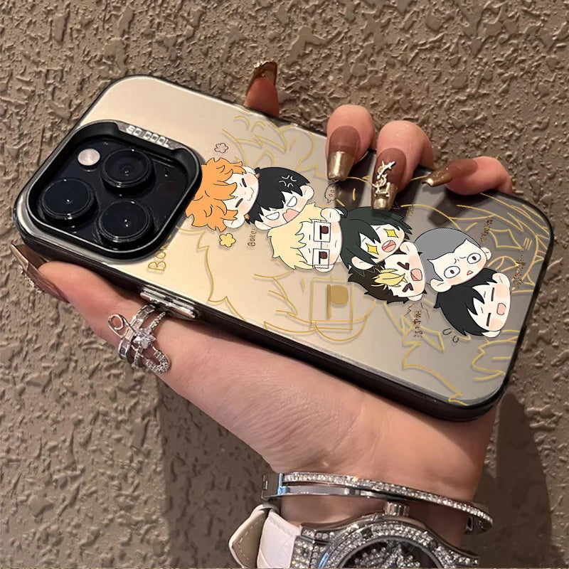 Handsome Anime Haikyuu Hot Hard Case for iPhone 16E 11 12 16 15 14 13 Pro Max XS X XR Plus 8 7 SE 2020 Shockproof Matte Cover PC
