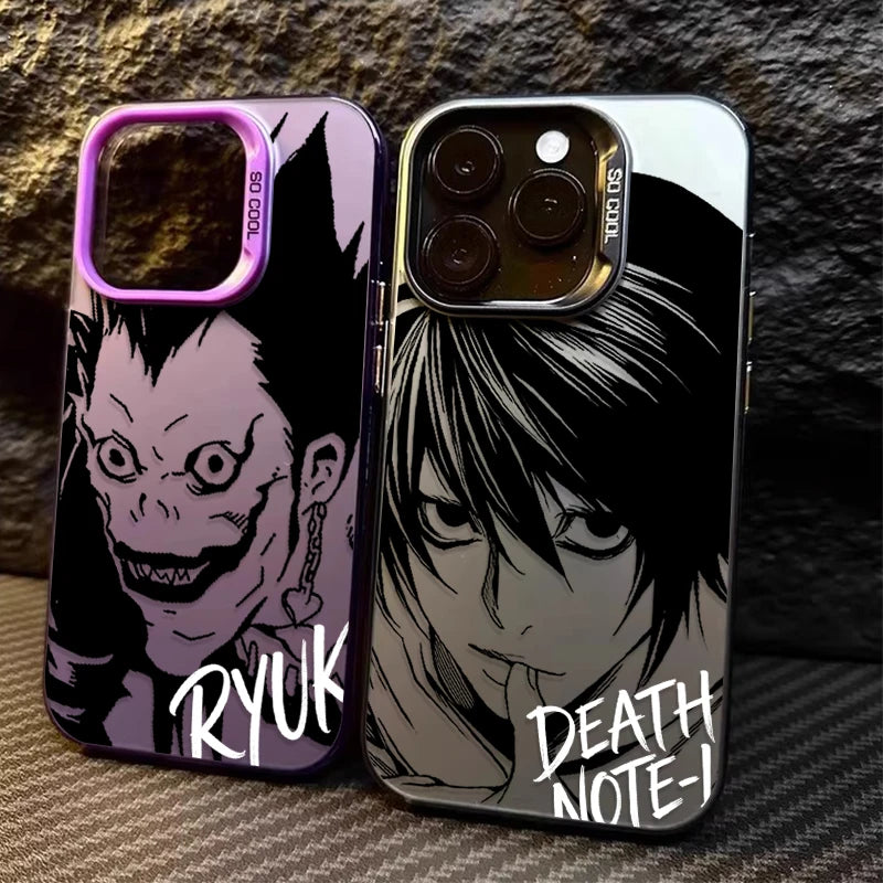 Anime Ryuk Lawliet Cool Phone Case For iPhone 17 16e 16 15 14 13 12 11 Pro Max X XR XSMAX 8 7 Air Plus Anti Fall Matte Cover