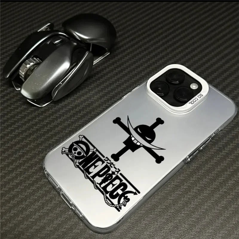 ONE PIECE Edward Newgate Wanted Phone Case For IPhone 16 15 14 13 12 11 Pro Max Whitebeard Pirates Zoro Model Shockproof Cover