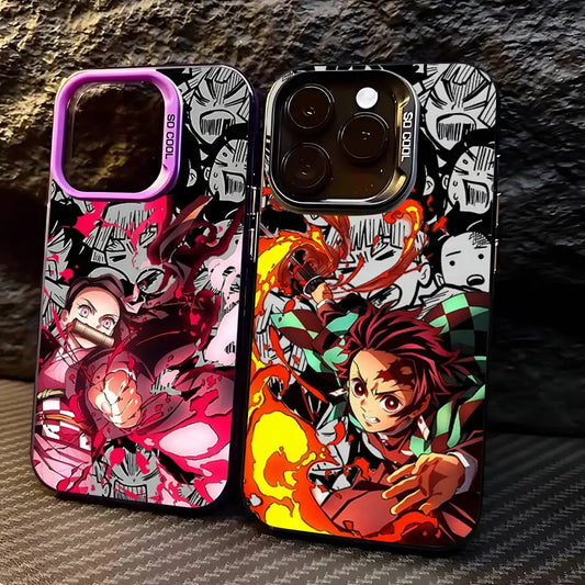 K-Kimetsus No Y-Yaibas Phone Case For IPhone 17 16 15 14 13 12 Mini 11 8 7 Pro Max Plus Colorful Phone Case