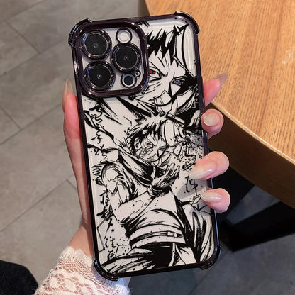 Cool Anime Narutos Plating Phone Case for Oppo Realme Note 80 16 C85 15T C71 C75 C55 C53 C30 C35 14 13 Pro Plus 4G 5G Anti-Fall