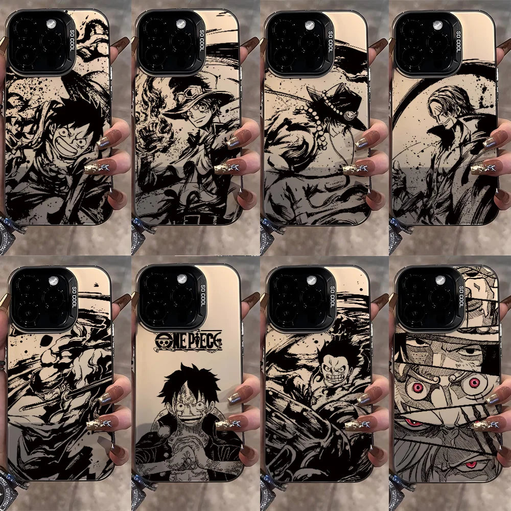 HOT Anime Ones Pieces Phone Case For iPhone 17 17e 16e 16 15 14 13 12 11 mini Pro Max X XR XSMAX Air Plus Anti Fall Matte Cover