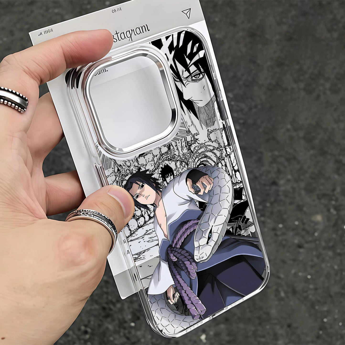 Anime Uchihas Sasukes Phone Case For iPhone 17e 17 16e 16 15 14 13 12 11 mini Pro Max X XR XSMAX 8 7 Air Plus Clear
