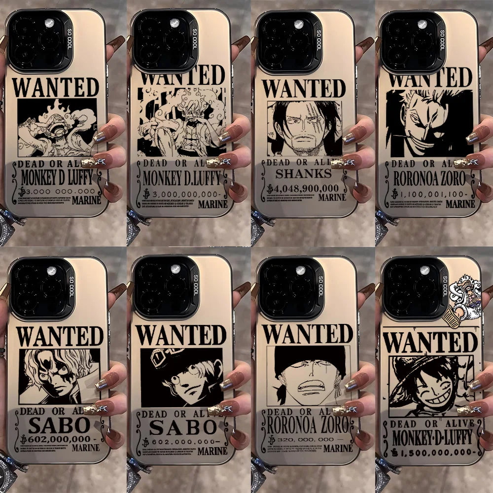 HOT Anime Ones Pieces Phone Case For iPhone 17 17e 16e 16 15 14 13 12 11 mini Pro Max X XR XSMAX Air Plus Anti Fall Matte Cover