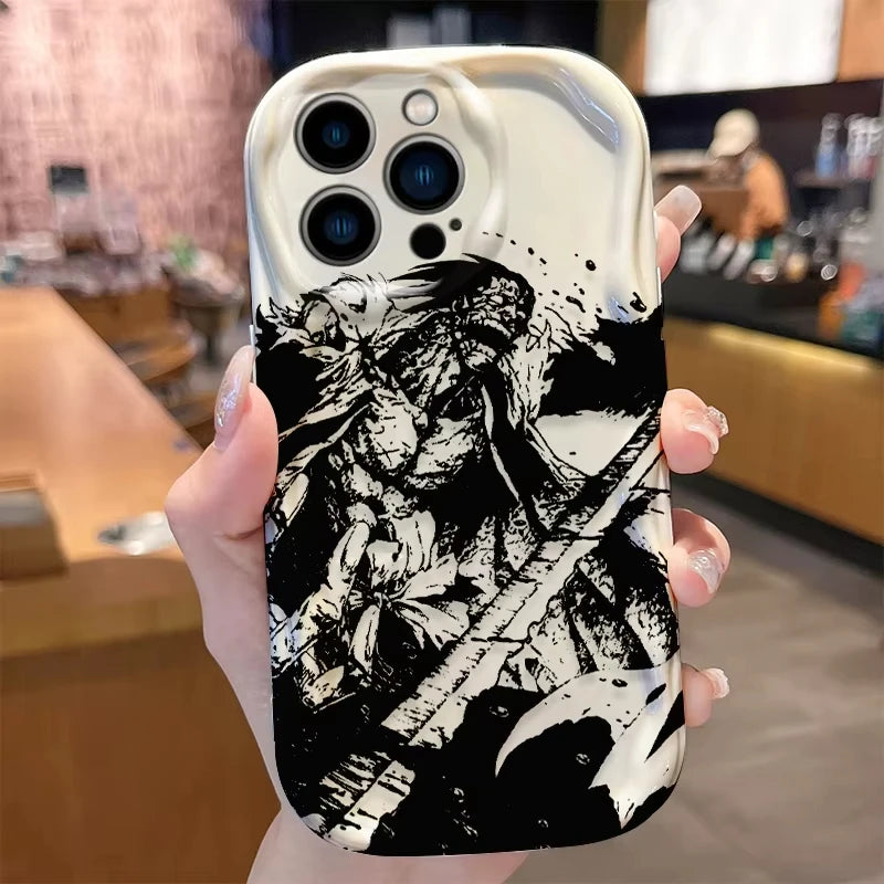 Anime Bleach Wave Phone Case For iPhone 17 Air 16 15 14 13 12 11 Pro Max Plus Mini SE2020 2022 Shockproof Silicone Back Cover
