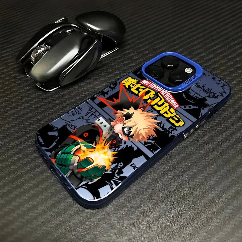 Anime My Hero Academia Phone Case For iPhone 17 16e 16 15 14 13 12 11 mini Pro Max X XR XSMAX 8 7 Air Plus Anti Fall Matte Back