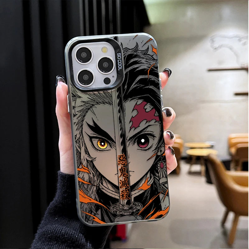 Phone Case for DEMON SLAYER TANJIRO GIYUU RENGOKU iPhone 12 17 Air Pro Max 16 15 11 14 13 Pro Max XS X XR Plus 8 7 SE 2020 Cover